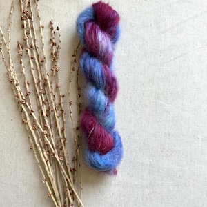 Lake Front | Baby Suri Alpaca Silk Yarn | Fuzzy Yarn | Soft Squishy Yarn | Knitting Yarn | Crochet Yarn | Lace Weight Yarn