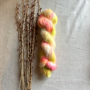 Marmalade | Baby Suri Alpaca Silk Yarn | Fuzzy Yarn | Soft Squishy Yarn | Knitting Yarn | Crochet Yarn | Lace Weight Yarn
