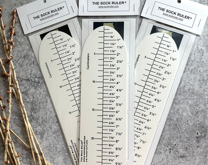 Socks Rule Ruler for Measuring Hand Knit Socks Tool for Knitter Gift ...