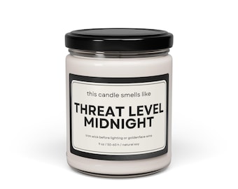 Vela perfumada THREAT LEVEL MIDNIGHT inspirada en The Office