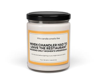 Vela perfumada PANTSLESS inspirada en Friends