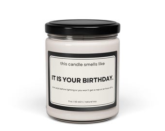Vela perfumada IT'S YOUR BIRTHDAY inspirada en The Office