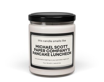 Vela perfumada PANCAKE LUNCHEON inspirada en The Office (Michael Scott Paper Company)