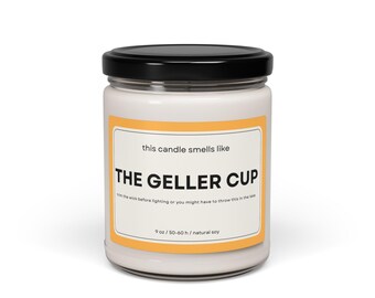 Vela perfumada GELLER CUP inspirada en Friends