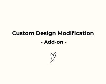 Modificación de diseño personalizado