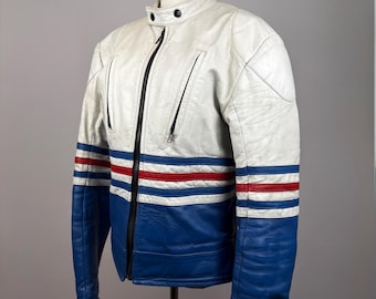Golden Crown by Bristol, Red White & Blue Women’s Leather Jacket