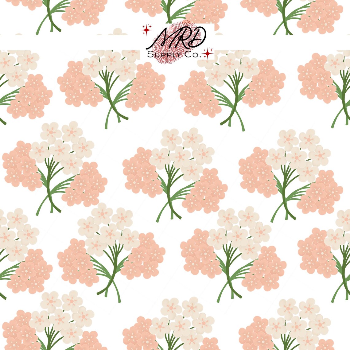 Flower Bouquet Seamless Pattern, Hand Drawn Spring Style Decor Fun ...