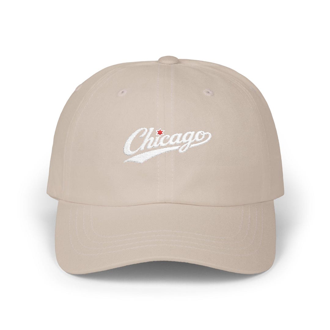 Chicago Rapper Cap Chicago Logo Dad Cap | Embroidered Hat, Streetwear Cap, Unisex - Etsy