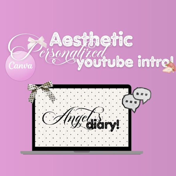 Personalized YouTube Intro | Soft Pastel Channel Animation