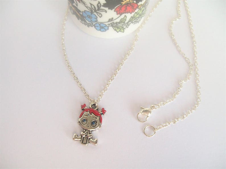 Baby Doll Necklace Little Girl's Jewelry Red Headed Etsy