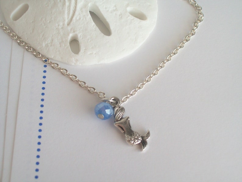 Mermaid Anklet Silver Mermaid Ankle Bracelet Tropical Lady Etsy