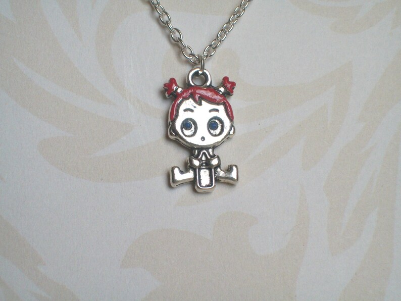 Baby Doll Necklace Little Girl's Jewelry Red Headed Etsy