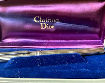 Christian Dior 1979 Sterling Silver Gold Les Dior Ballpoint Pen - Etsy