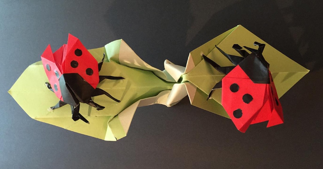 Origami Ladybug - Etsy