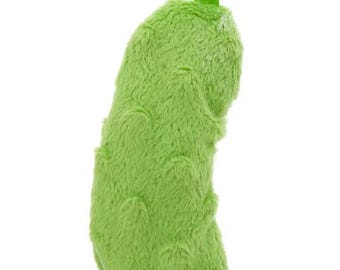 Peluche de pepinillo para gatos con hierba gatera