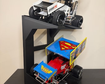 1/18 Sprint Car 2 Tier Stand Angled