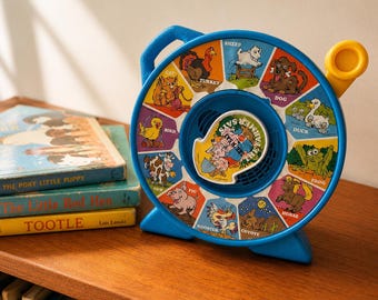 Vintage 1989 Mattel See 'n Say The Farmer Says | Farm Animal Sounds Educational Toy | Retro 80s 90s Toddler Toy | Tested & Working