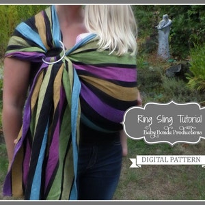 Ring Sling - Sew your own Baby Carrier ~ ePattern ~ PDF Sewing Pattern