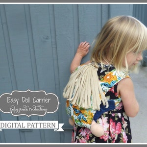 Easy Doll Carrier - gemakkelijk te naaien - gemakkelijk te dragen - Onbuhimo - pdf-naaipatroon