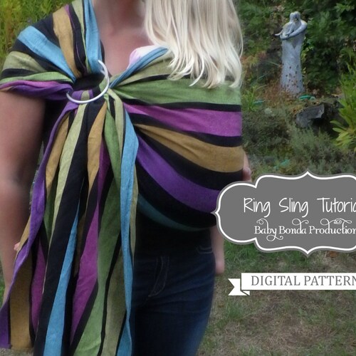 Baby Wrap Sling PDF Sewing Pattern Etsy