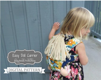 Easy Doll Carrier - Easy to Sew - Easy to Wear - Onbuhimo - PDF Sewing Pattern