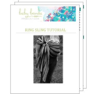 Baby Ring Sling Wrap Conversion Tutorial ePattern Make your own ring sling image 5