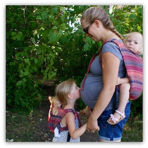 Paquete de portabebés Onbuhimo Babywearing: mamá y yo, portabebés para niños pequeños y portamuñecas, patrón digital, portabebés con hebilla