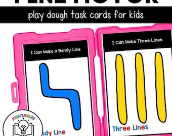 Fine motor activity cards