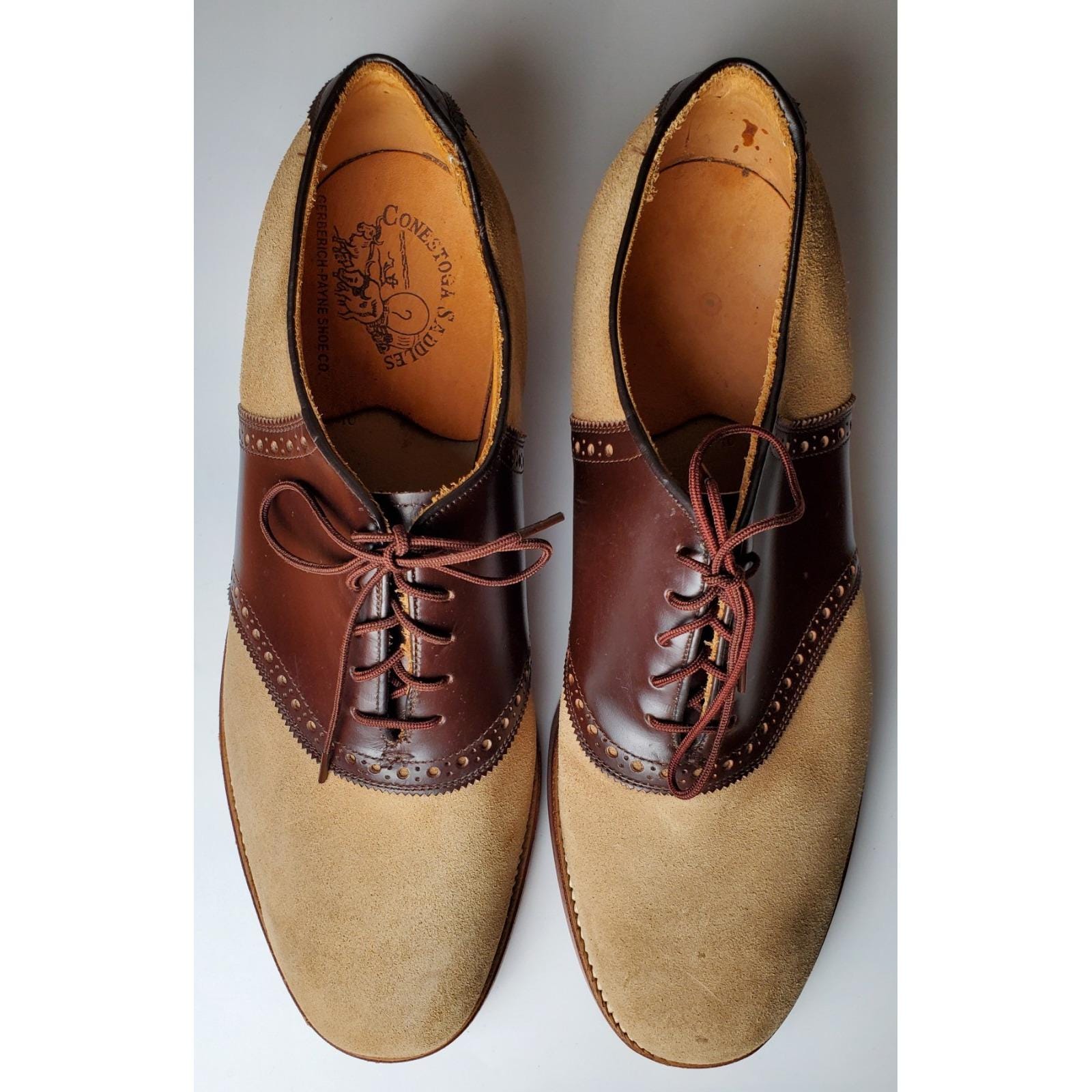 Allen Edmonds Kingsley Saddle Balmoral Derby Oxfords Shoes Size 8.5D C Leather Upper Black Dress Shoes for Men for sale | eBay main image 2