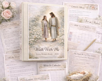 2026 LDS Young Women Come Follow Me Lesson Packet | Youth LDS Printable | Weekly Lesson Helps | PDF Digital Download