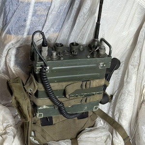 Vietnam War PRC-77 Field Radio Complete Set, Military Collectible TESTED
