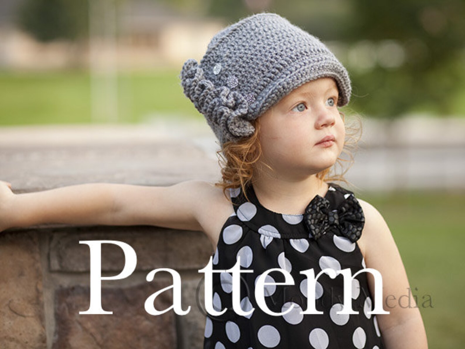 CROCHET PATTERN for the Ruffled Newsie Hat Sizes Newborn 12 Month Etsy