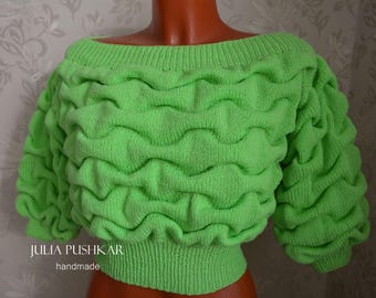 Hand-Knitted 100% Cashmere Sweater, Soft, Cozy & Luxury, Small Batch Handmade