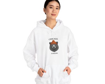 Chicago Strong Bear Hoodie
