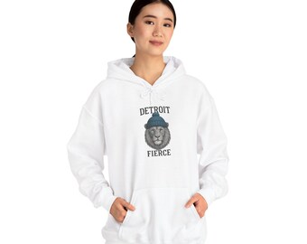 Detroit Fierce Lion Hoodie