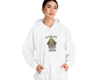 New Orleans St. Bernard Pride Hoodie | Saint Bernard Graphic Hoodie
