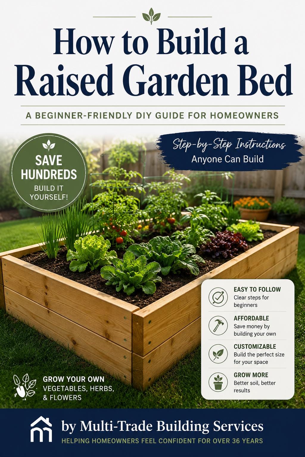 How to Build a Raised Garden Bed | Beginner DIY Gardening Guide ...