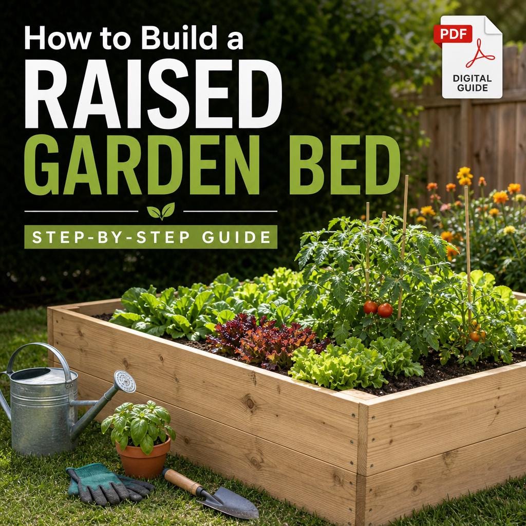 How to Build a Raised Garden Bed | Beginner DIY Gardening Guide ...