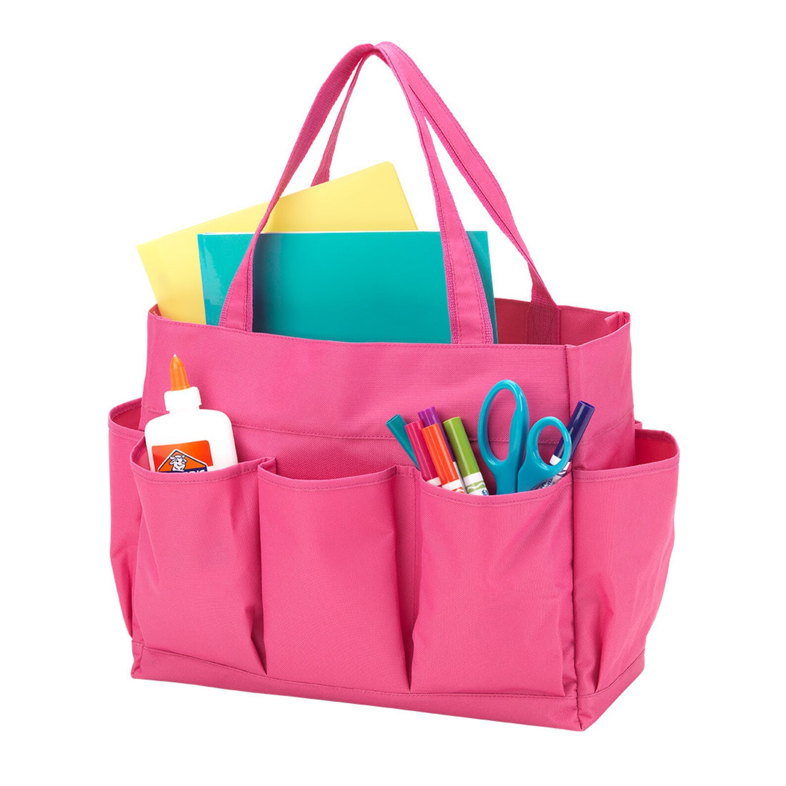 Pink Carry All Bag Pink Organizer Bag Monogram Organizer Etsy