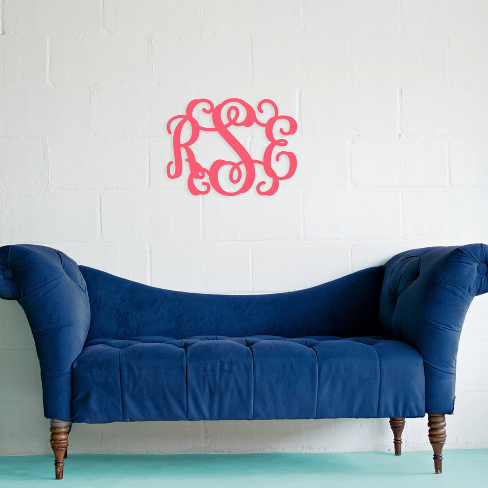 Wooden Monogram Wall Monogram Home Decor Initial Etsy