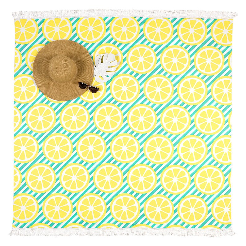 Girl/'s Gift Throw Blanket Main Squeeze Blanket Gift for Her Blanket Girl/'s Blanket Monogrammed Blanket Mint /& Yellow Blanket