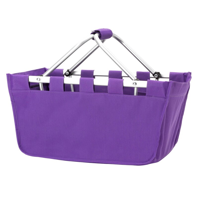 Personalized Market Tote Tailgating Tote Organizing Tote Bag Purple Market Tote Large Monogram Tote Marketing Tote Monogram Tote