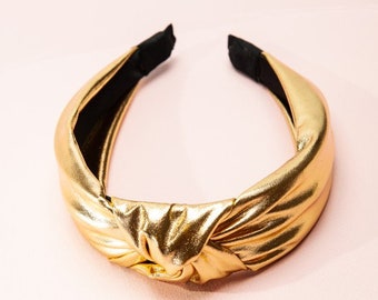 Gold Headband - Metallic Headband - Women's Headband - Hair Flair - Hair Fashion - Hair Accessory - Metallic Gold - Women's Gift - Gift