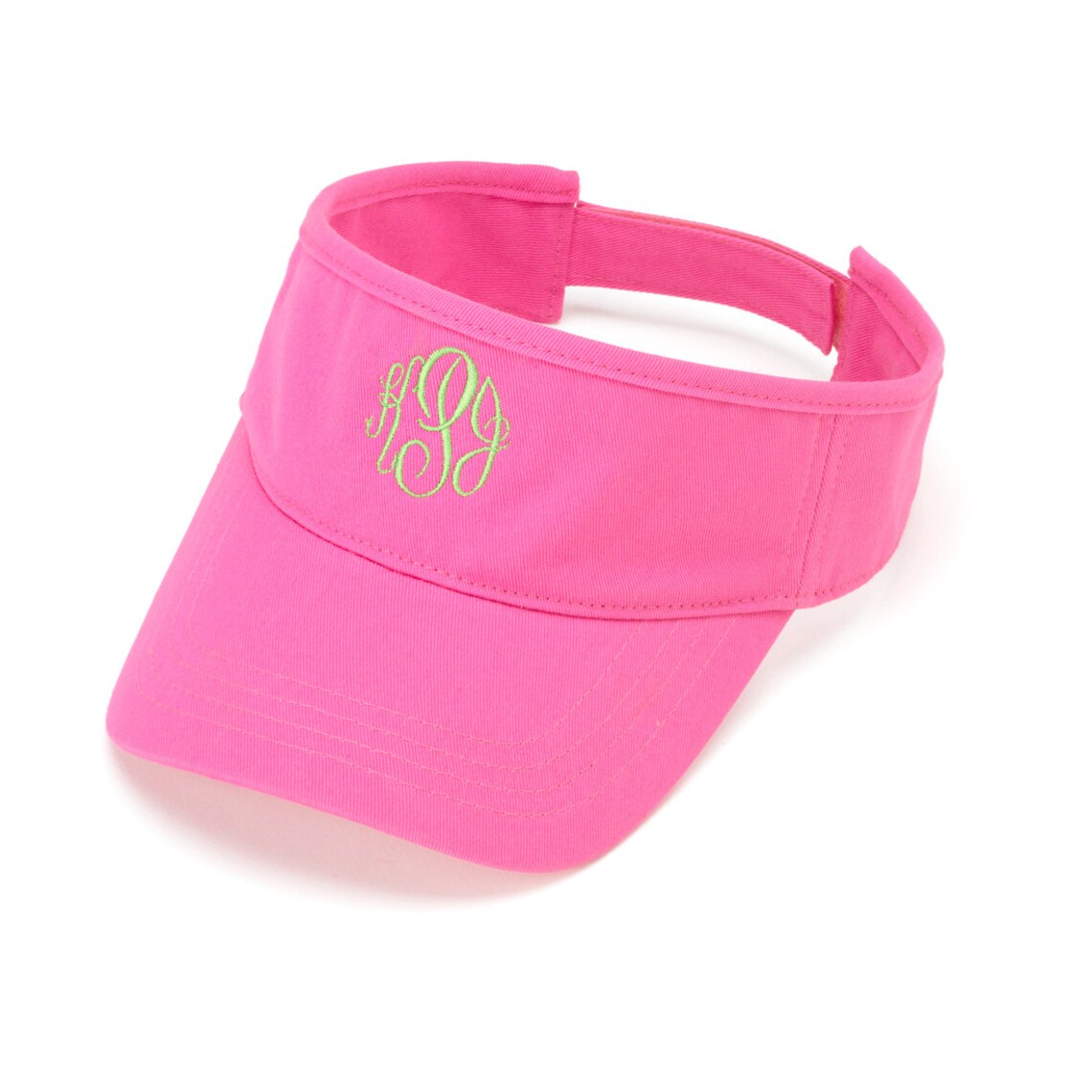 Pink Women's Visor Women's Sun Hat Monogrammed Etsy