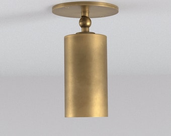 Directional Ceiling Spotlight- Directional Lighting - Spot Light - Ceiling Lights- Ceiling Fixture- Adjustable Cylinder Shade