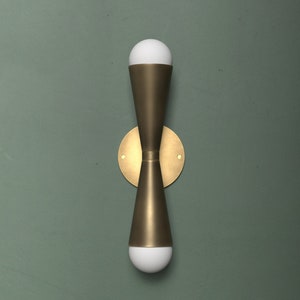 Bowtie wall sconce Mid Century inspired image 2