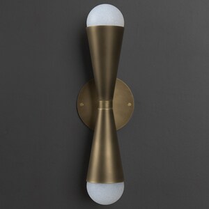 Bowtie wall sconce Mid Century inspired image 3