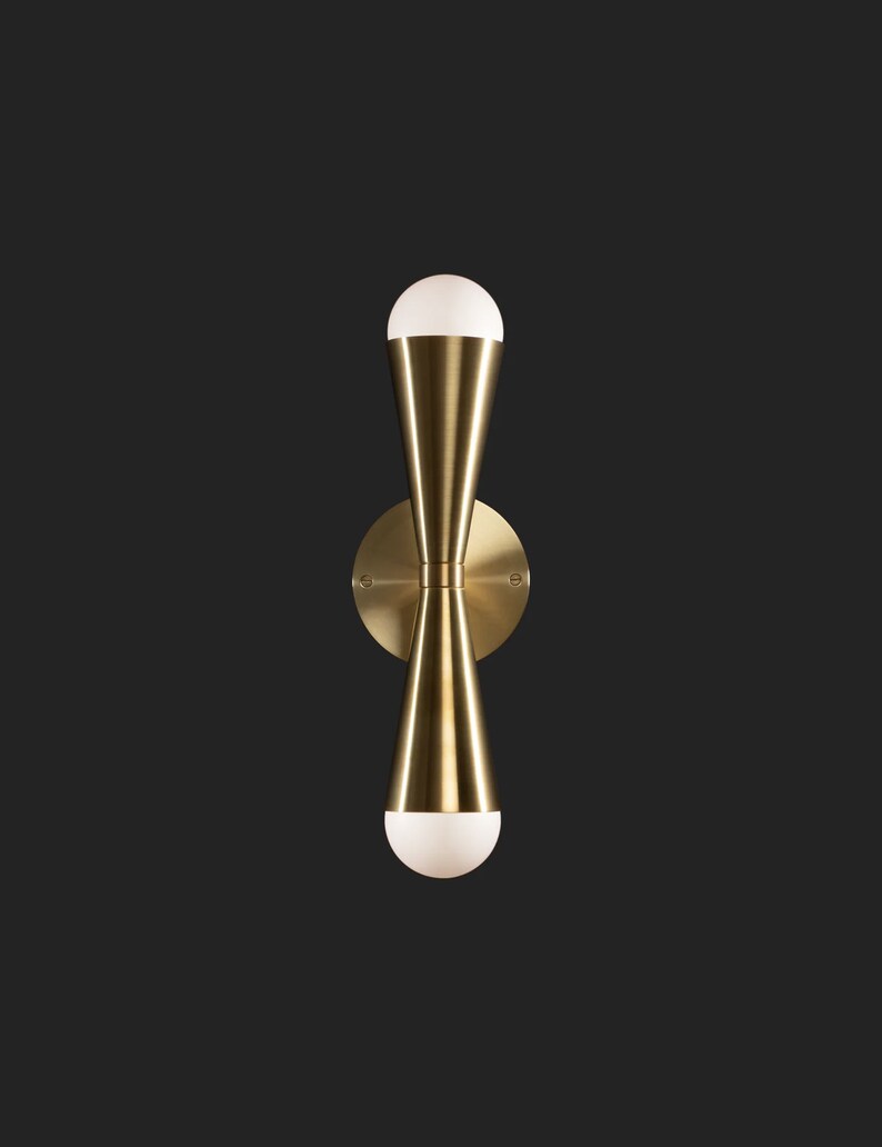 Bowtie wall sconce Mid Century inspired image 4