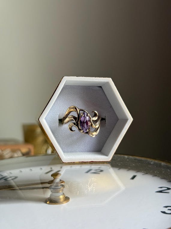 Vintage Amethyst Ring - image 6