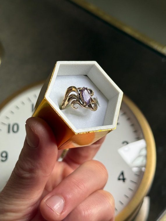 Vintage Amethyst Ring - image 5
